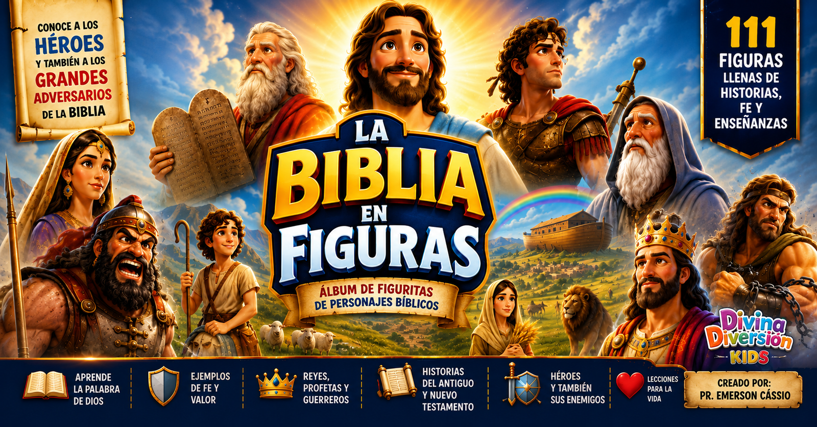 La Biblia en Figuras - Portada Álbum